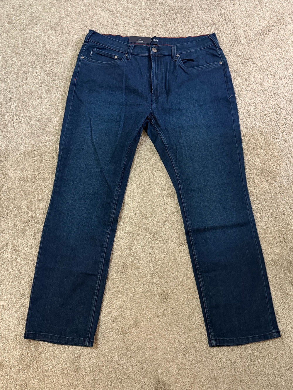 JACHS New York - Men's Dark Blue Stretch Jeans